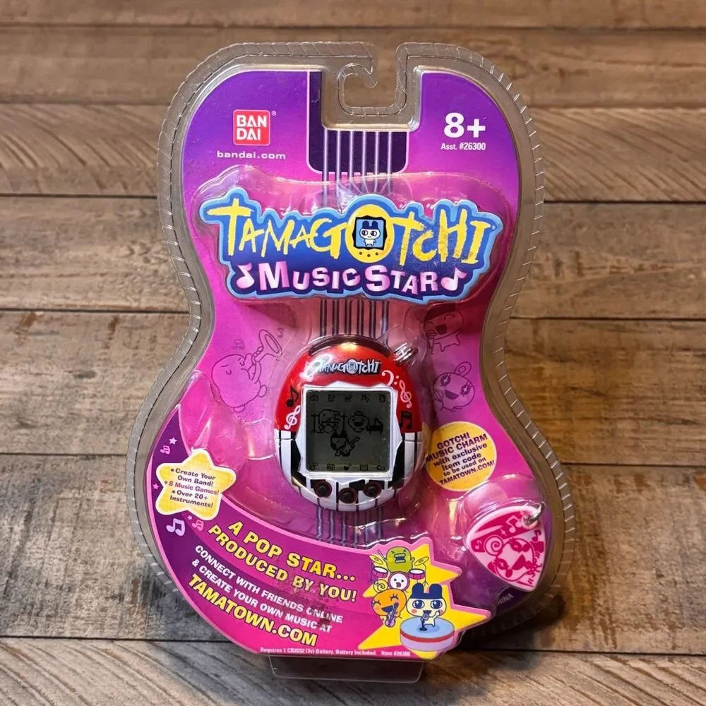 Tamagotchi Music Star Virtual Pet – Factory Sealed Bandai Gotchi Charm Edition